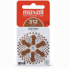 Bateri për aparat dëgjimi Maxell PR41 (312) Zink AIR 6PK Blister
