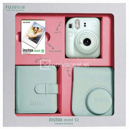 Instax Mini 12 Bundle Box | Mint Green