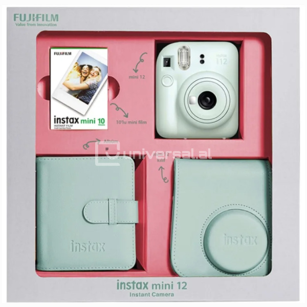 Instax Mini 12 Bundle Box | Mint Green